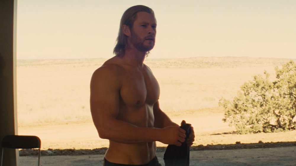 Chris Hemsworth as Thor in his 2011 debut