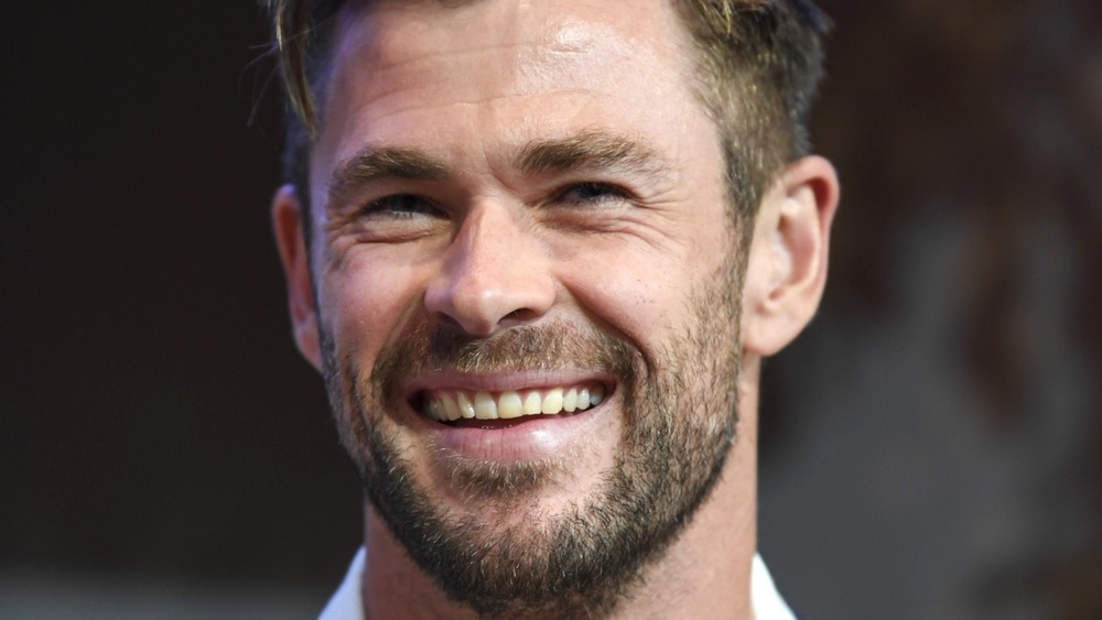 Chris Hemsworth smiling