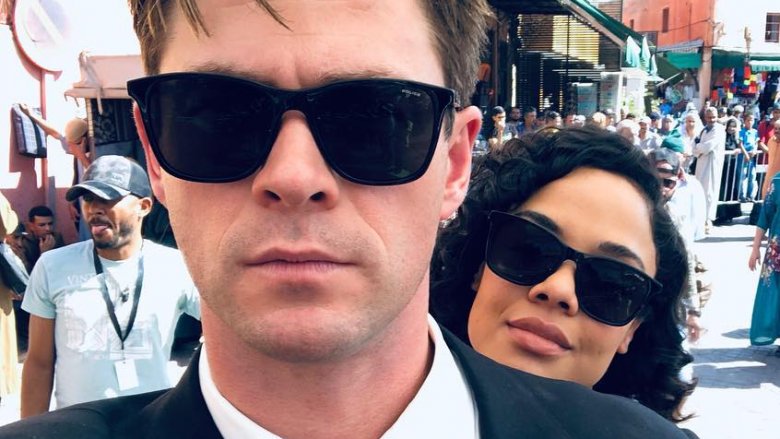 Chris Hemsworth and Tessa Thompson