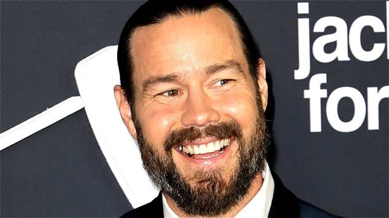 Chris Pontius smile Jackass Forever red carpet