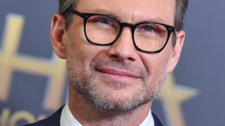 Christian Slater in glasses