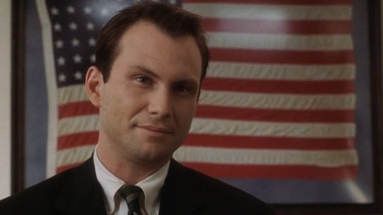 Christian Slater in The Contender.