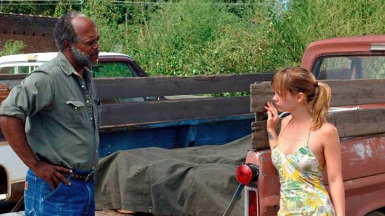 Christina Ricci and Samuel L. Jackson talking