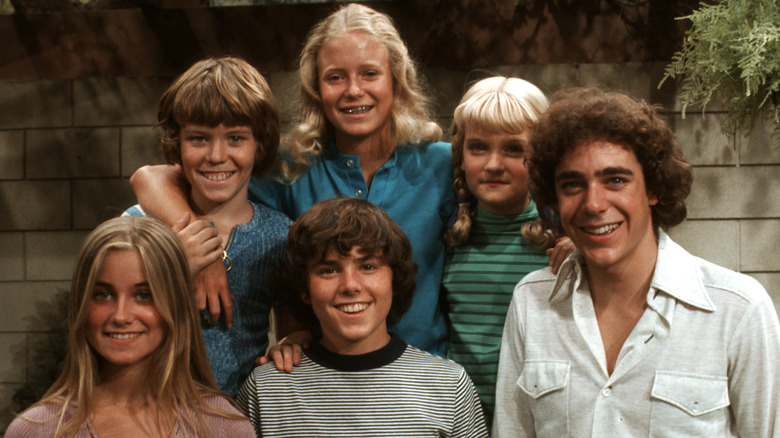 The cast of The Brady Bunch in the 1970s