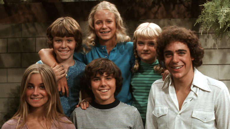 The cast of The Brady Bunch in the 1970s