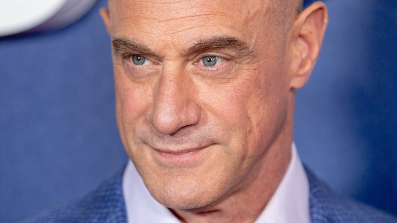 Christopher Meloni smirking