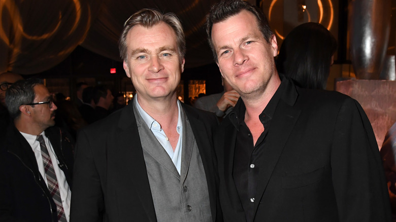 Christopher and Jonathan Nolan at event