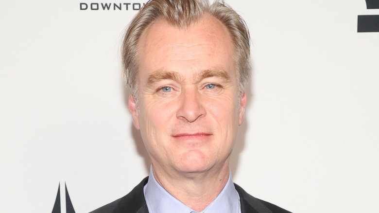 Christopher Nolan posing