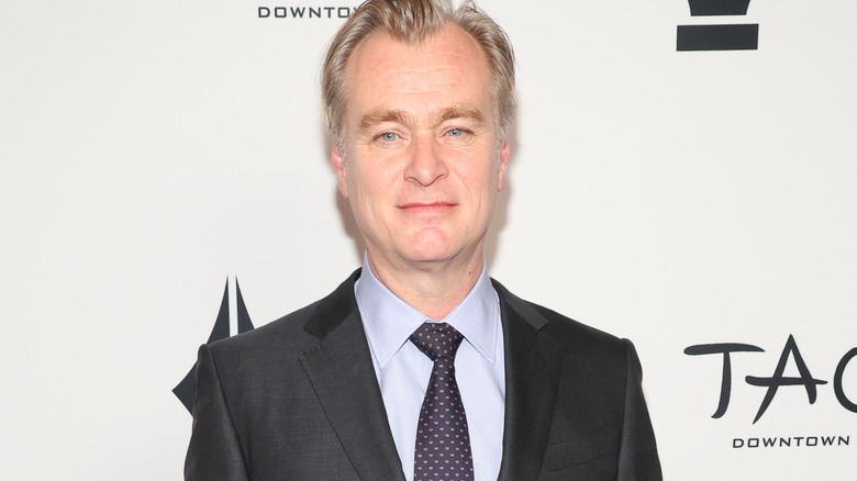 Christopher Nolan posing