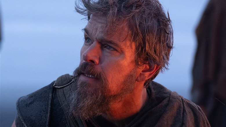 Odysseus looking strained in The Odyssey