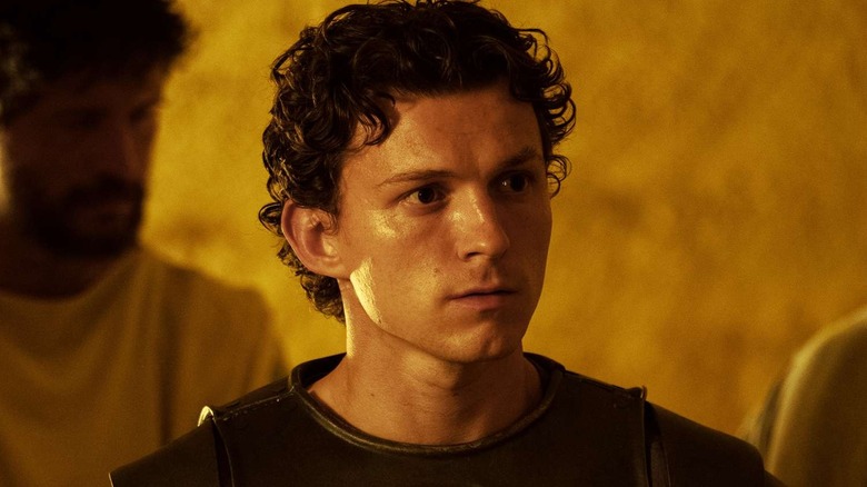 Telemachus looking concerned in The Odyssey