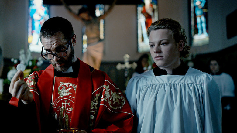 Father Bryce with Trevor