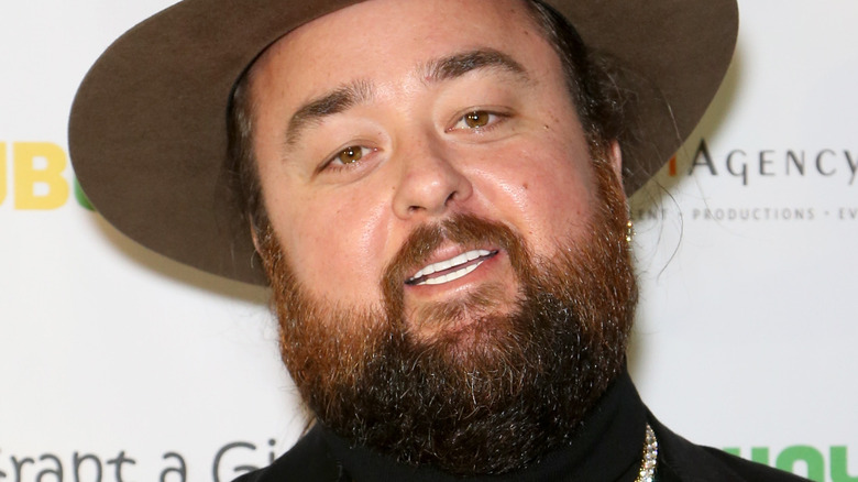 Chumlee grinning at event