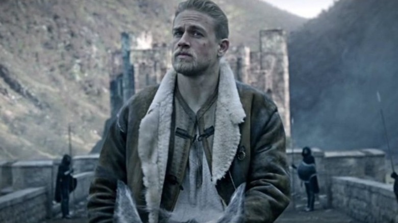 King Arthur staring