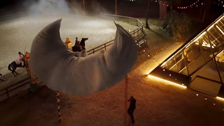 Shooting a scene from "Moon Knight"