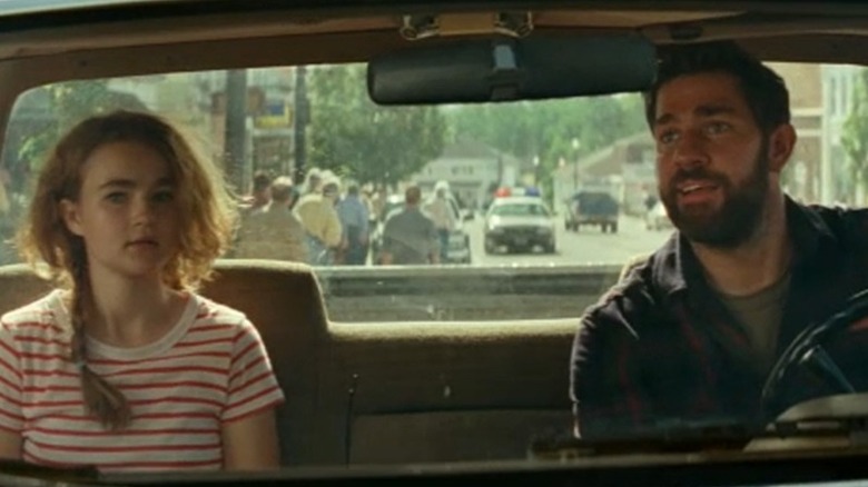A Quiet Place II John Krasinski Millicent Simmonds car