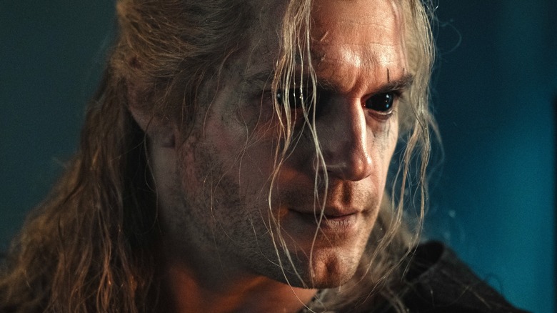 Henry Cavill in Witcher mode