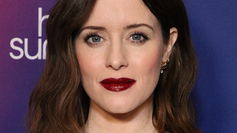 Claire Foy smirking