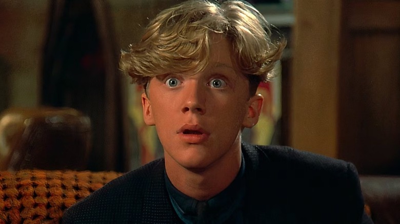 Gary looking shocked in Weird Science