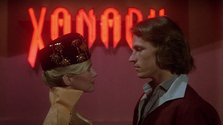 Kira having a romantic encounter in Xanadu (1980)