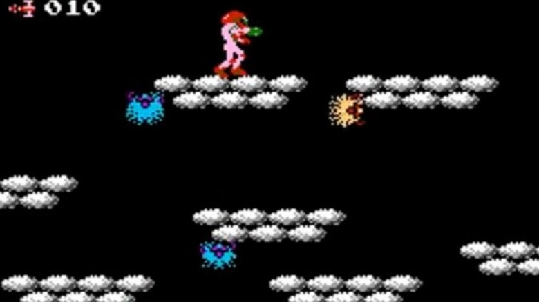 Samus in the original Metroid