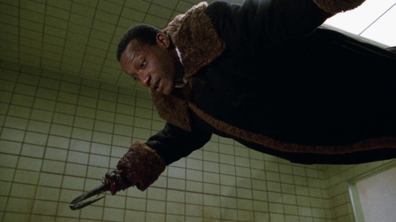 Candyman on the ceiling of a bathroom in "Candyman" (1992)