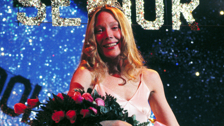 Carrie White is crowned prom queen in "Carrie" (1976)