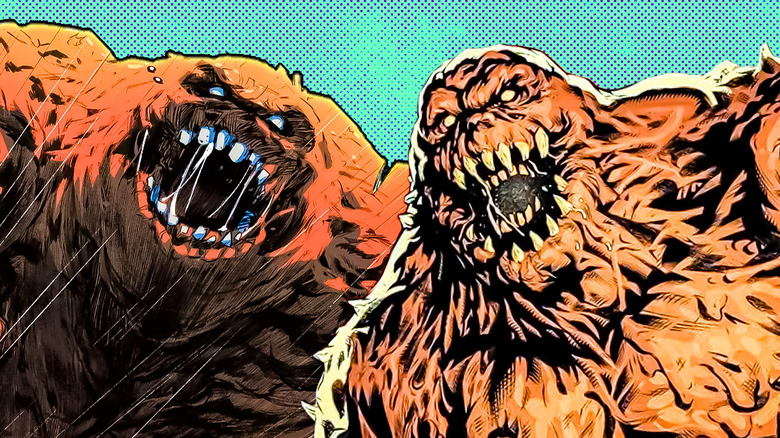 DC Comics' Basil Karlo and Matt Hagen roaring as Clayface