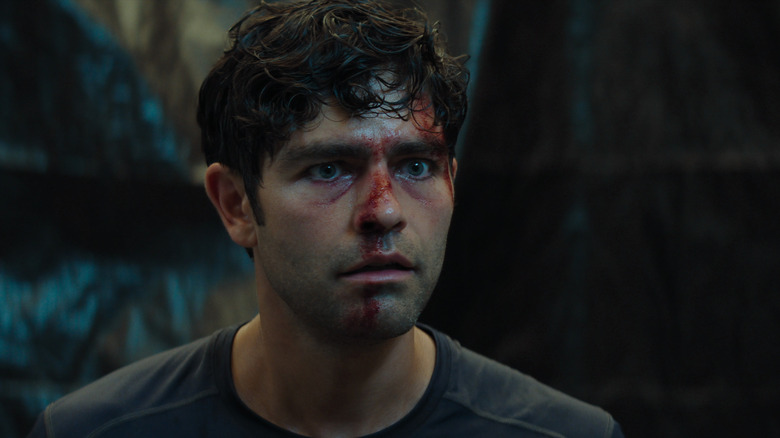 Adrian Grenier bloody face