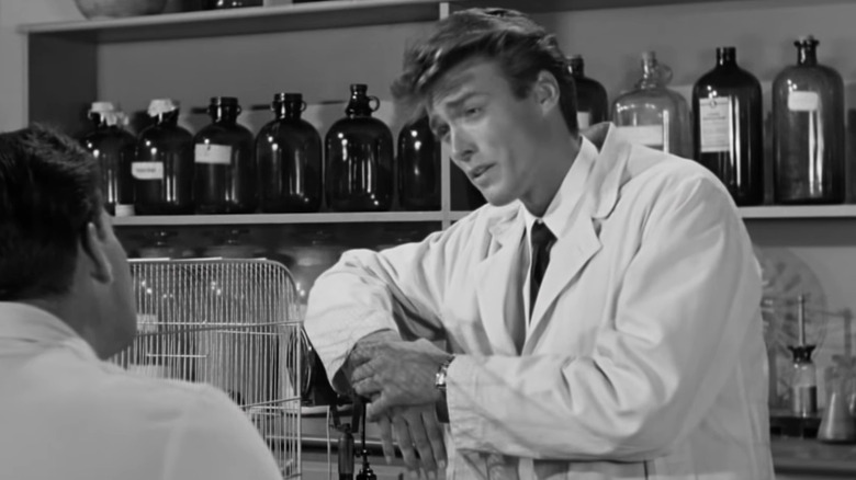 Clint Eastwood's lab technician speaking in Revenge of the Creature