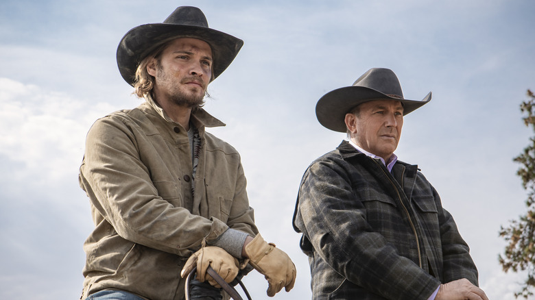 Yellowstone cast on horses