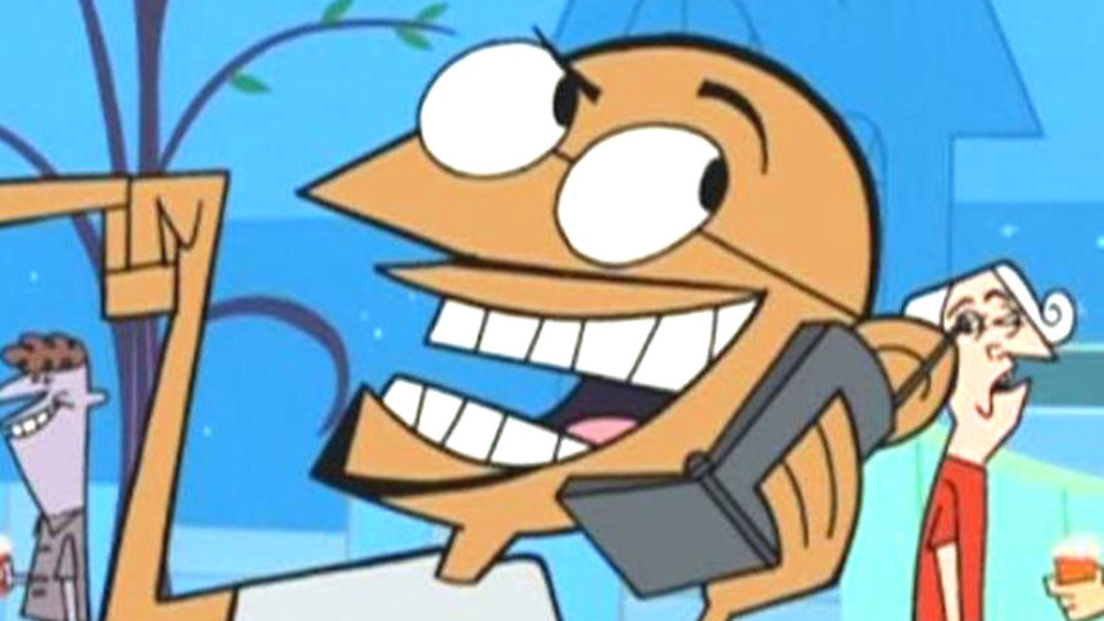 Gandhi on the phone in Clone High