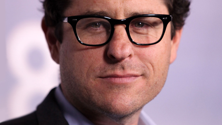 JJ Abrams Face Pink Background