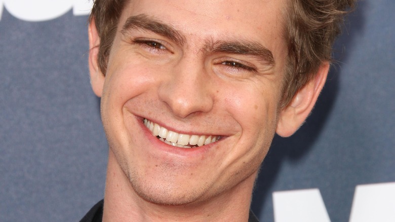 Andrew Garfield smiling 