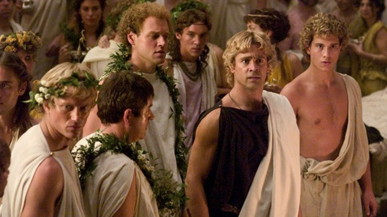 Alexander among his men in "Alexander" (2004)
