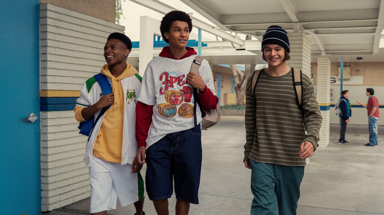 Amarr Wooten, Jaden Michael, and Mace Coronel star in Colin in Black and White