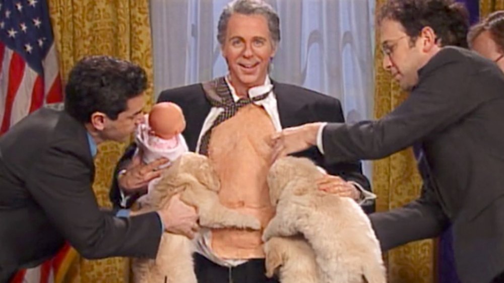 Dana Carvey breastfeeding