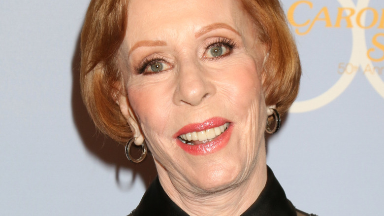 Carol Burnett smiles 