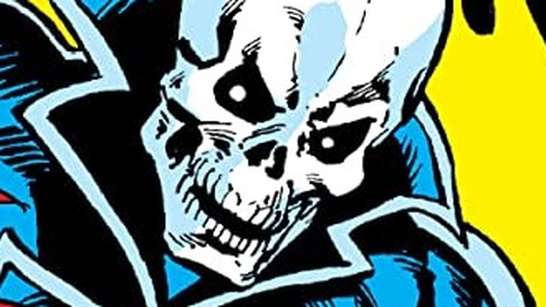 Ghost Rider grins