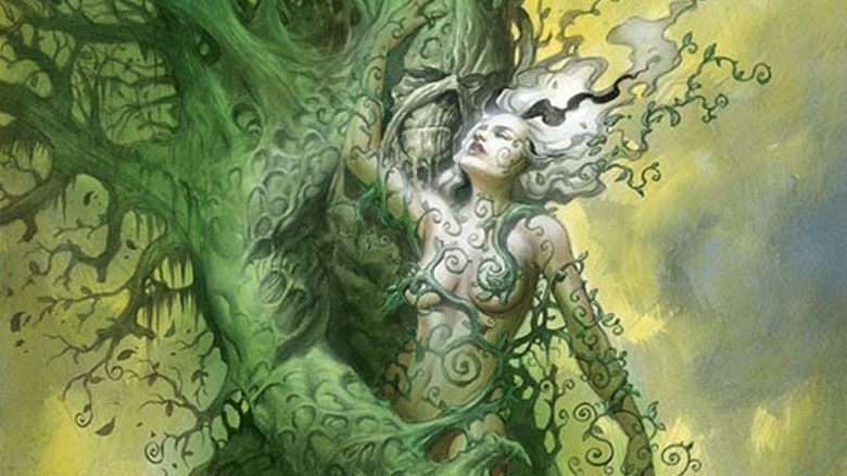 Man-Thing holds Abigail