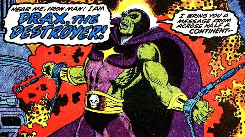 Drax is held in restraints