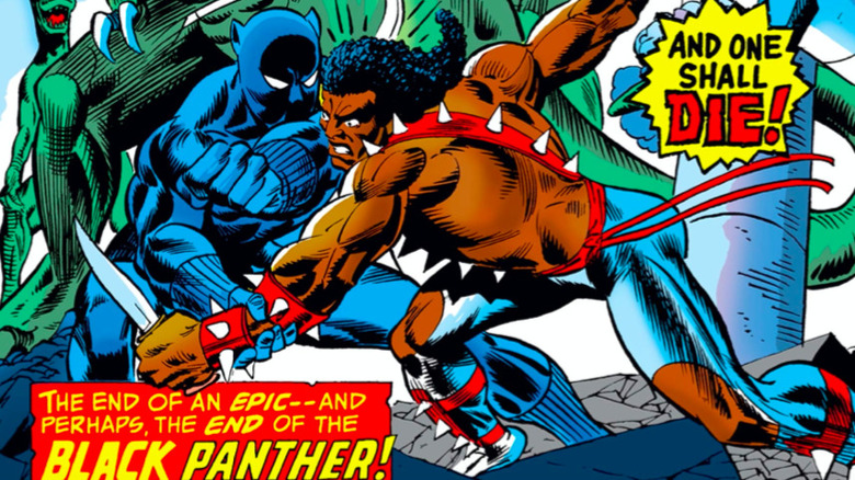 Black Panther battles Killmonger
