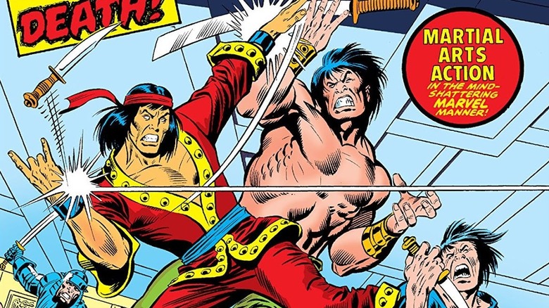 Shang-Chi fights an enemy