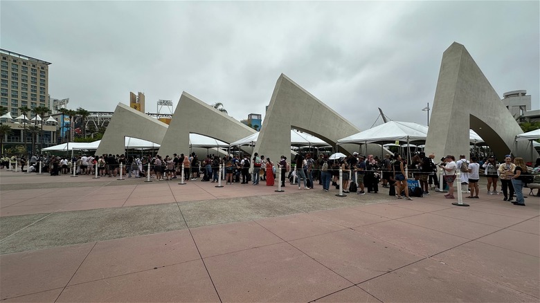 Line outside of Hall H from SDCC 2026