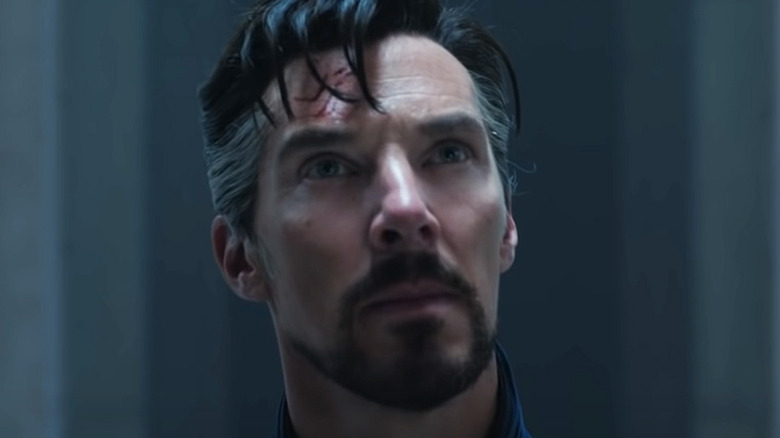 Doctor Strange with bloody face