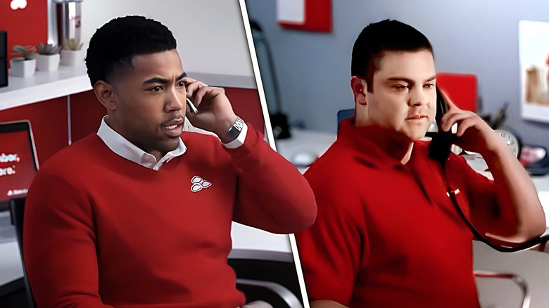 Two Jakes from State Farm on phone