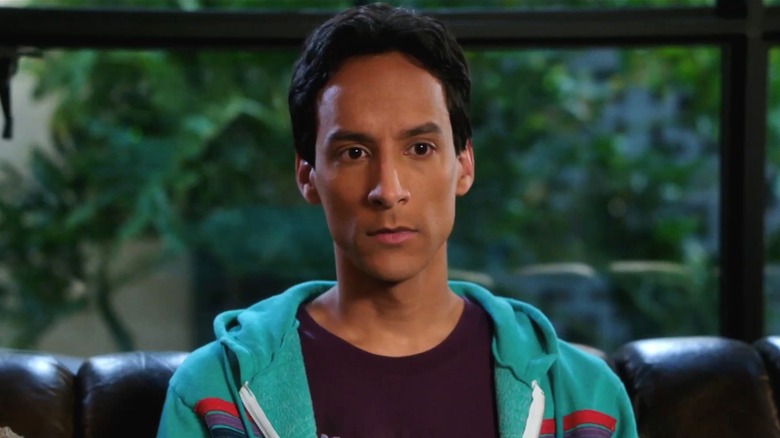 Abed sitting in therapy in "Community"