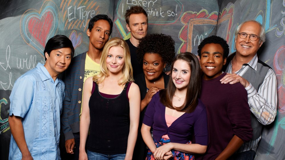 The cast of NBC's Community on season 2