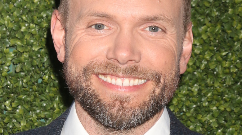 Actor Joel McHale at a CW event
