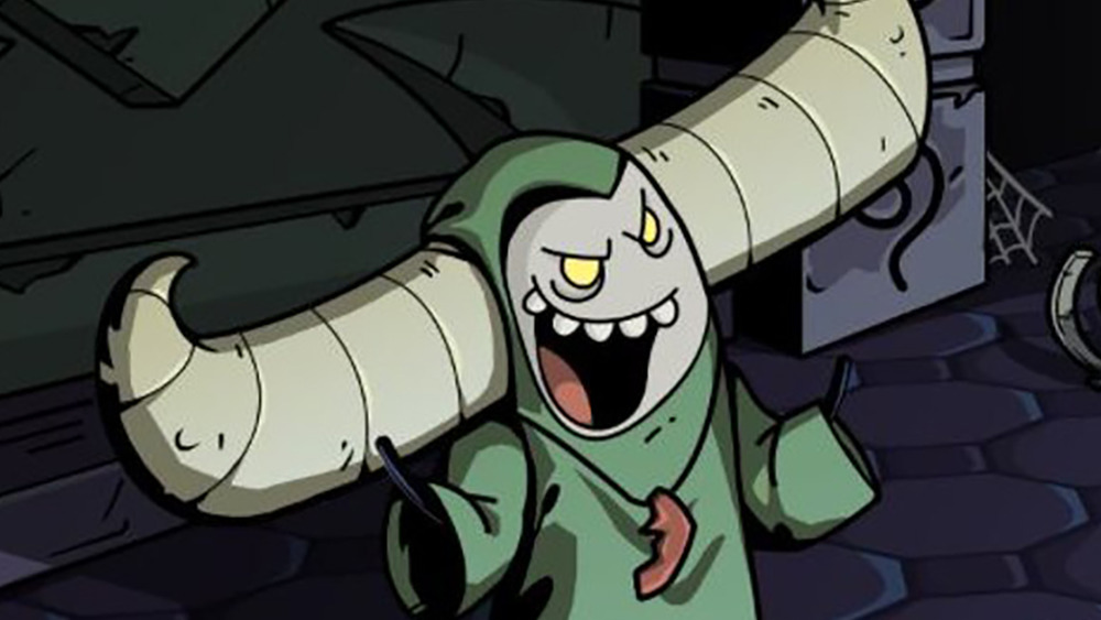 Horned villain in Conan Chop Chop